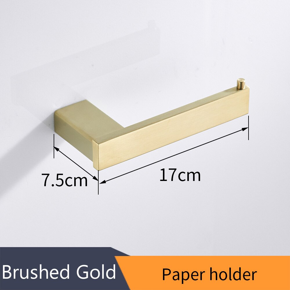 Badkamer Accessoires Bad Hardware Set Gouden Kleur Swan Toiletrolhouder Handdoekenrek Tissue Houder Papierrolhouder A08-630: Paper holder