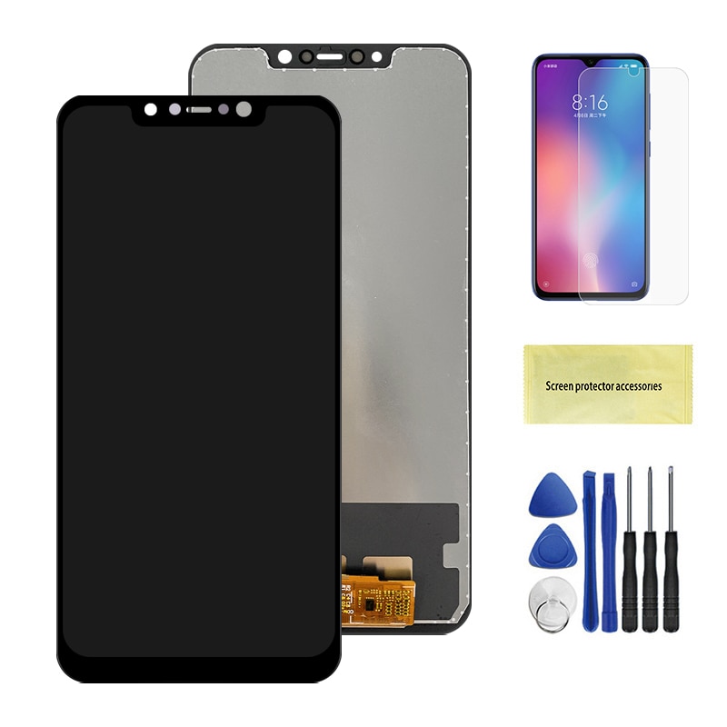 Original Poco F1 Lcd Display For Xiaomi Pocophone F1 Lcd Display Touch Screen Digitizer Assembly For Xiaomi PocophoneF1 PocoF1: Black No Frame