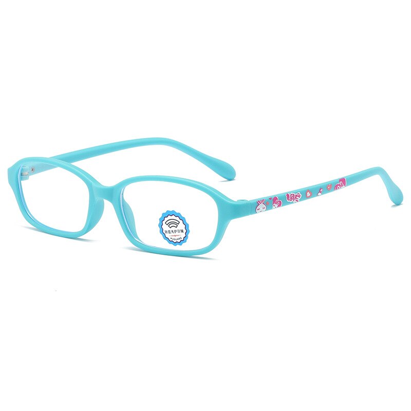 Montura óptica transparente para niños y niñas, gafas de Sol infantiles flexibles con prescripción, 8803: Blue