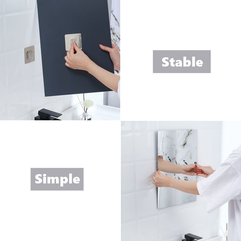 Colgador de ganchos de pared adhesivo de doble cara, ventosa de almacenamiento fuerte de pared transparente para ganchos para la cocina, Tercera Versión