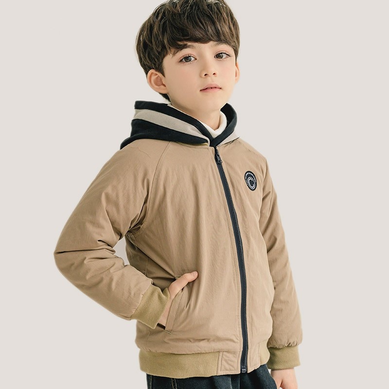 Herfst Winter Jassen Voor Jongens Kinderen Enkele Breasted Warme Jas Mode Sport Uitloper 3-12y Kid Winddicht Outcoat Met Zakken