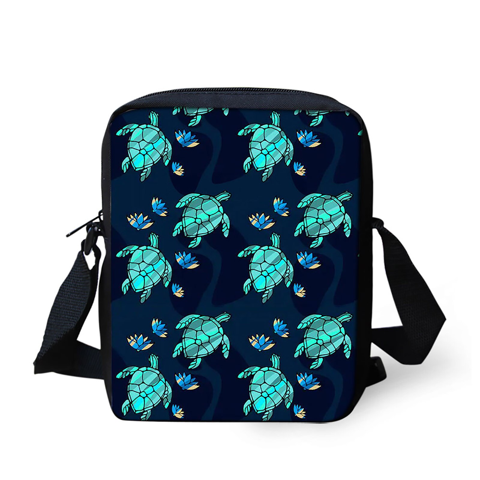 Polynesische Oceaan Schildpad Patroon Schouder Tas Voor Meisjes Crossbody Telefoon Tas Voor Jongens Telefoon Tas Boodschappentassen Mochila: ALP2572E