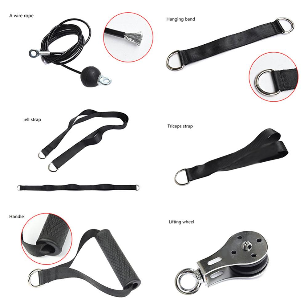 Wrist Forearm Gym Workout Arm pulley Dumbbell accessories Exercise Body Building Strength Training Fitness Equipment