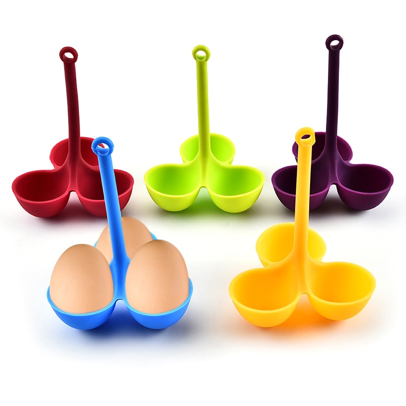 Soporte de silicona para huevos, 1 Uds., soporte para hervidor de huevos, hervidor de huevos, hervidor de comida, utensilio para cocinar huevos de ponche, taza de huevo, utensilios para desayuno