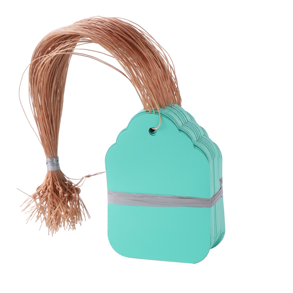 Marcadores para plantas colgantes, etiquetas para plántulas de bricolaje, para colgar flores de jardín, macetas de jardín, herramientas de clasificación de letreros, 100 unidades por lote: 4XL / Amarillo claro