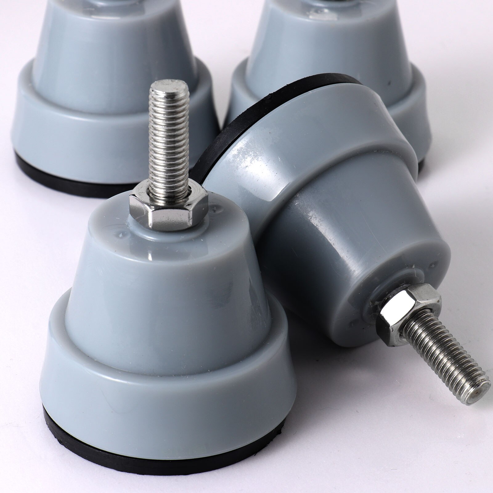 4Pcs Washing Machine Stand Base Pads Anti-Vibration Feet Mats Plastic Fixing Bracket Anti Slip Furniture Refrigerator Washer Pad