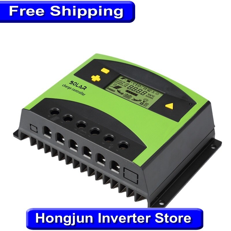 Factory Direct Solar Charging Controller 20a-60a led with Current Display Solar Controller Models