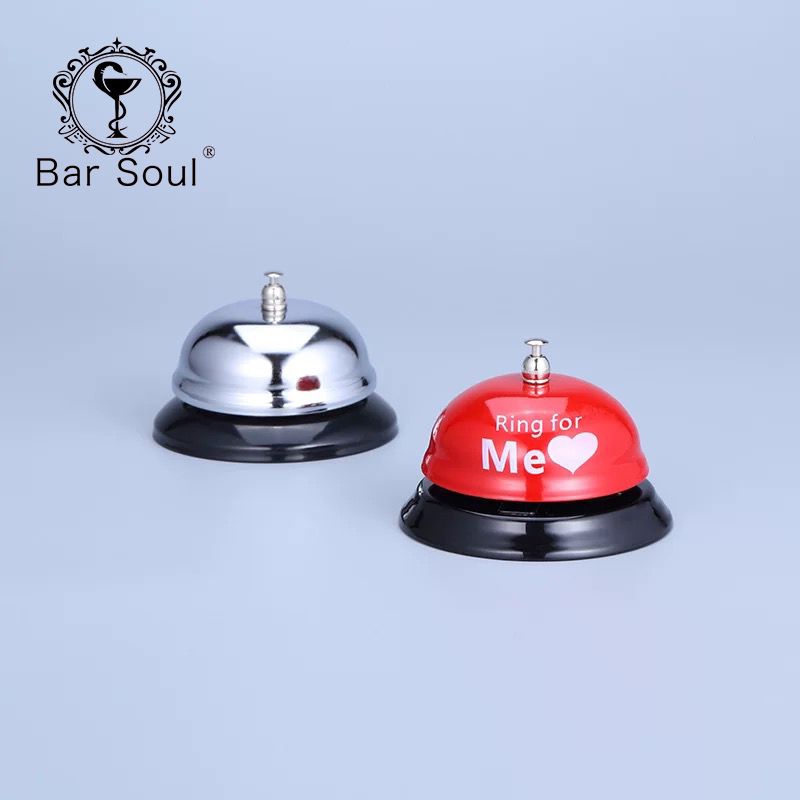 Bar soul bar ringer bell service kit reminder food grade 304 rustfrit stål call bell køkkenudstyr bar værktøj