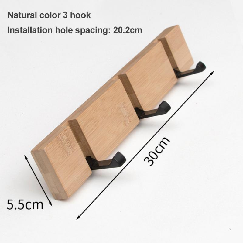 Foldable Coat Rack Wall Clothes Hooks Key Holder Bedroom Door Wall-Mounting Hook Corner Room Kitchen Toilet Wall Brack Hook: A 3 hooks