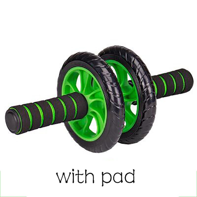 ABS Rollers Coaster Abdominal Muscle Wheel Fitness Equipment Thin Waist Abdominal Muscle Sports Built Legs Indoor Exercise: Red