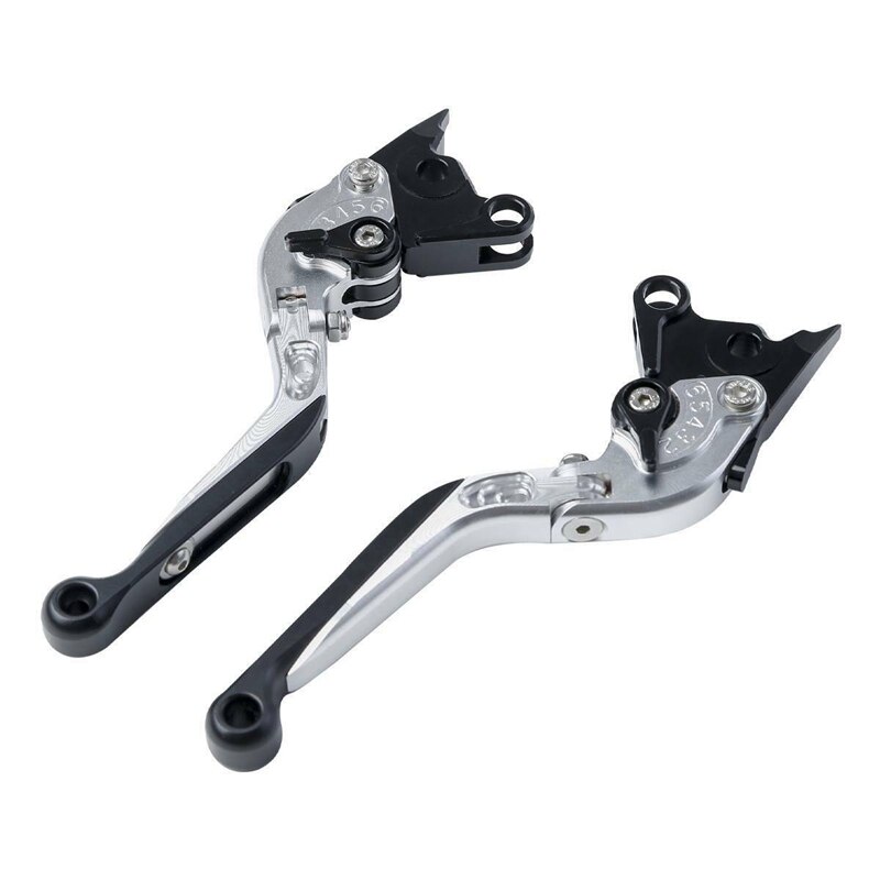Motorcycle Opvouwbare Uitschuifbare Rem Koppeling Hevels Voor Yamaha Yzf R1 04-08 Yzf R6 05-16 R6S 2006 2007: Silver