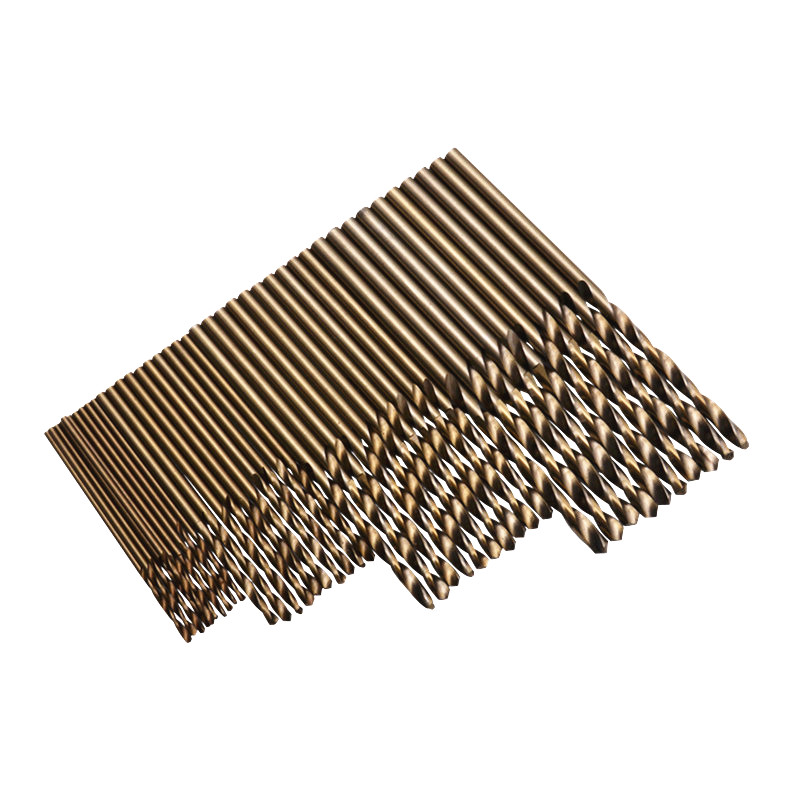 74 pièces 1-8mm M35 HSS-CO foret hélicoïdal au Cobalt haute vitesse en acier foret à métal coupe-trou pour l'acier inoxydable