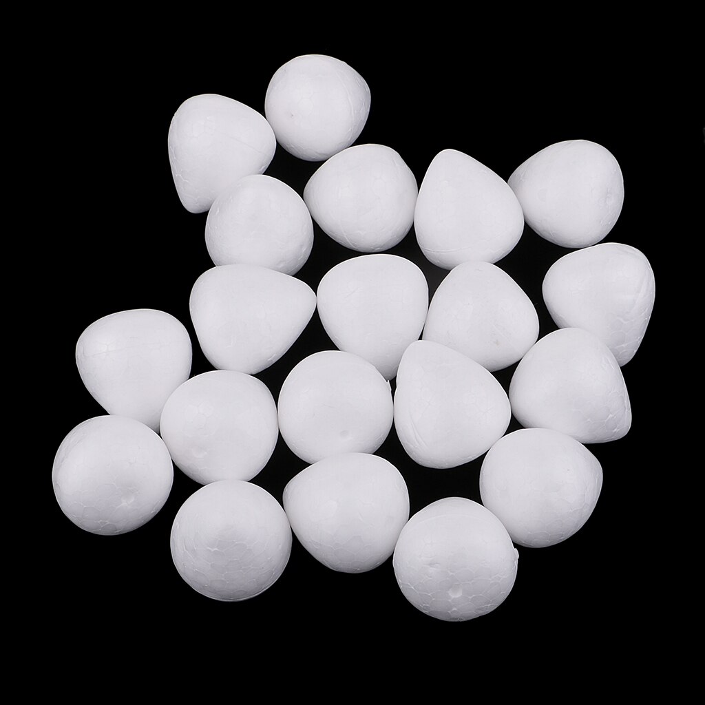 20pcs Water Shape Polystyrene Styrofoam Foam For Modeling Art Craft
