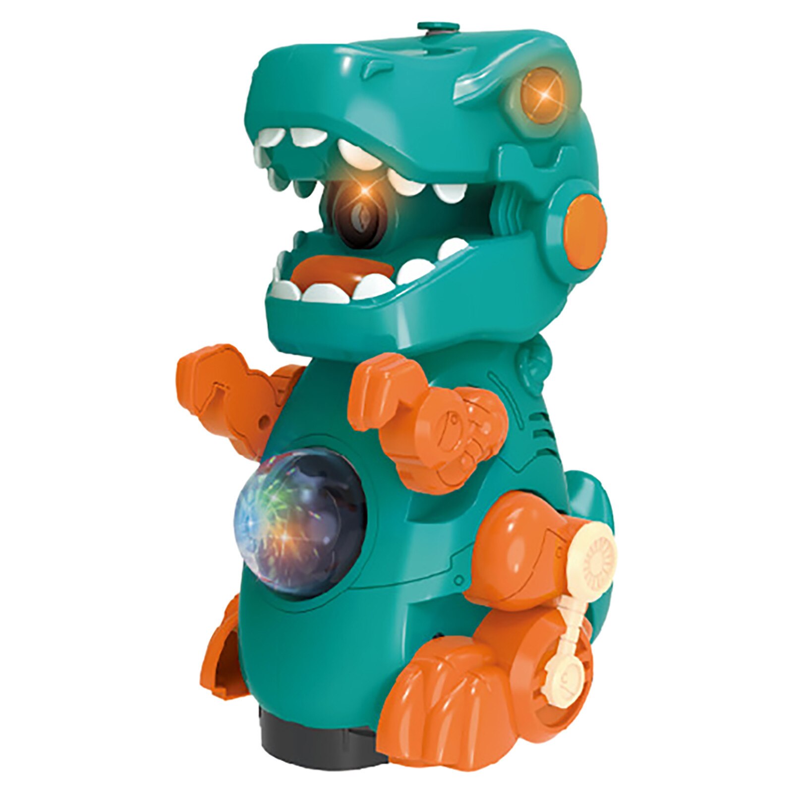 Zeep Bulbles Machine Elektrische Dinosaurus Lopen Automatische Bubble Party Bruiloft Accessoires Muziek Verlichting Speelgoed (50Ml): green