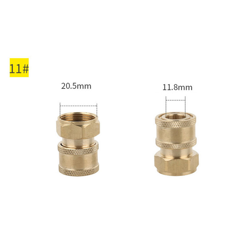 1/4 &quot;Quick Connect Koppler Adapter-Auto Sauber 1 ~ 14 # Waschen Druck Washer Anschluss für Schnelle Anschluss garten Schlauch Auto Washer: YELLOW