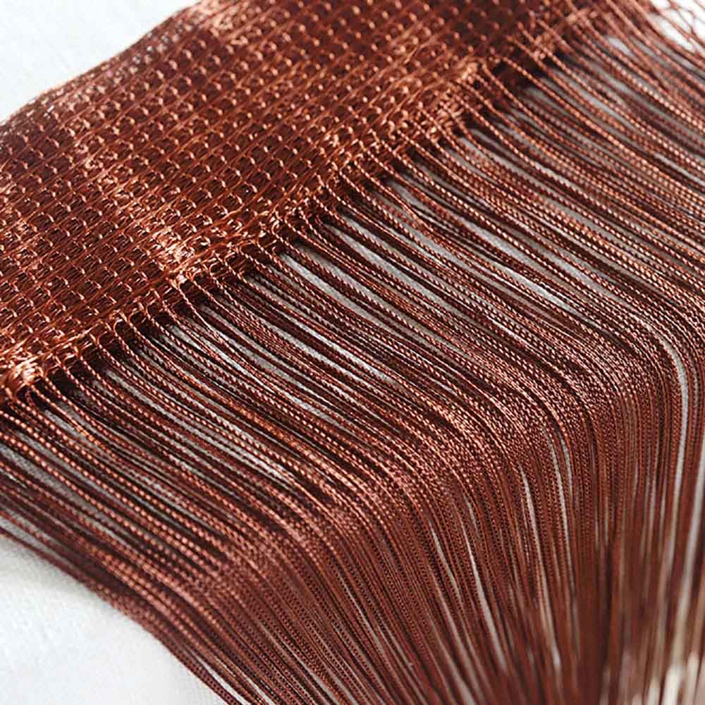 Straight curtain String Curtains Patio Net Fringe for Door Fly Screen Windows Divider Cut To Size: G