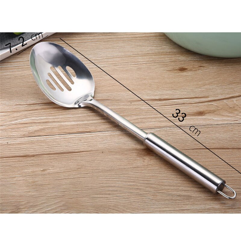 Stainless Steel Kitchen Cooking Utensil Set Cookware Colander Spoon Spatula Shovel Nonstick Cookware: 11