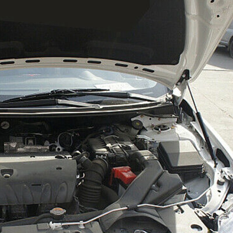 Black Front Engine Hood Lift Support Shock Struts for Mitsubishi Lancer 08-17