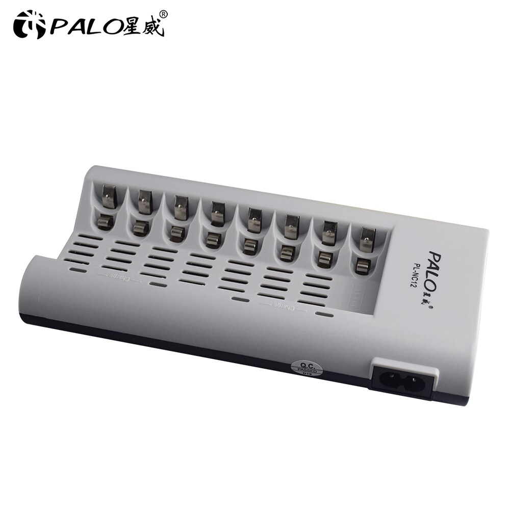 PALO 4-48 slots AA AAA battery charger smart fast chargers for 1.2V AA AAA 2A 3A ni-mh ni mh batteries