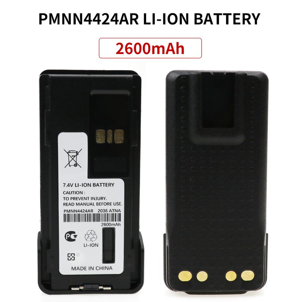 7,4 V 2600mAh PMNN4424AR Li-Ion Batterie für Motorola APX 4000 APX 3000 APX 1000 APX 2000 zwei Weg Radio batterie