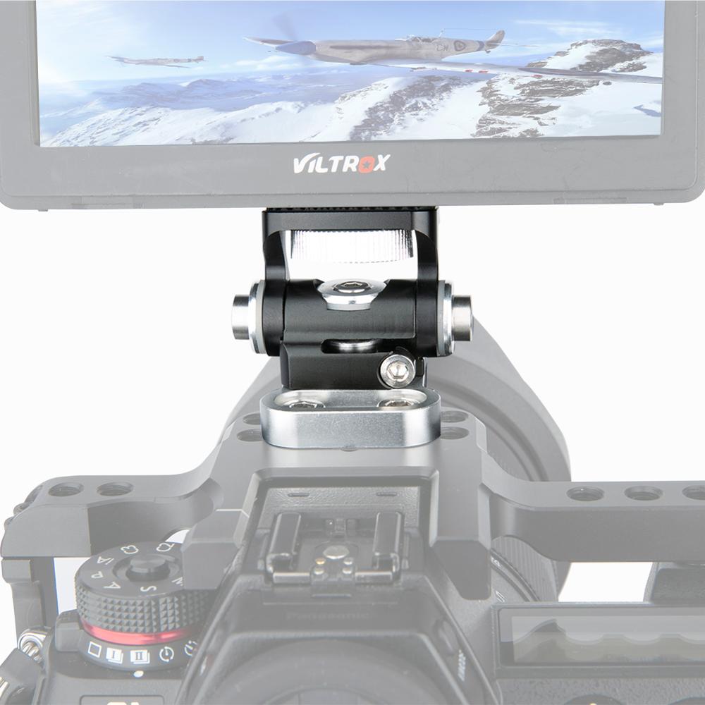 Niceyrig rotação 360 ° e inclinação 170 ° suporte de monitor ajustável para câmera gaiola equipamento monitor