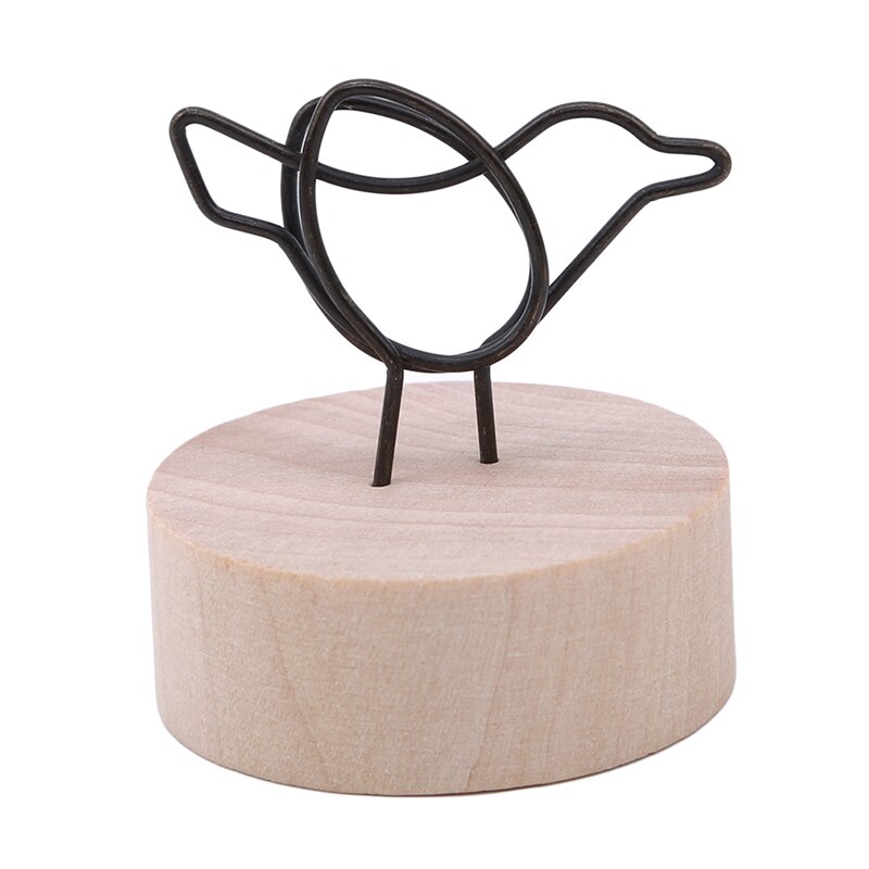 Log Clip Photo Folder Menu Number Log Clip Holder Wedding Party Table Decoration