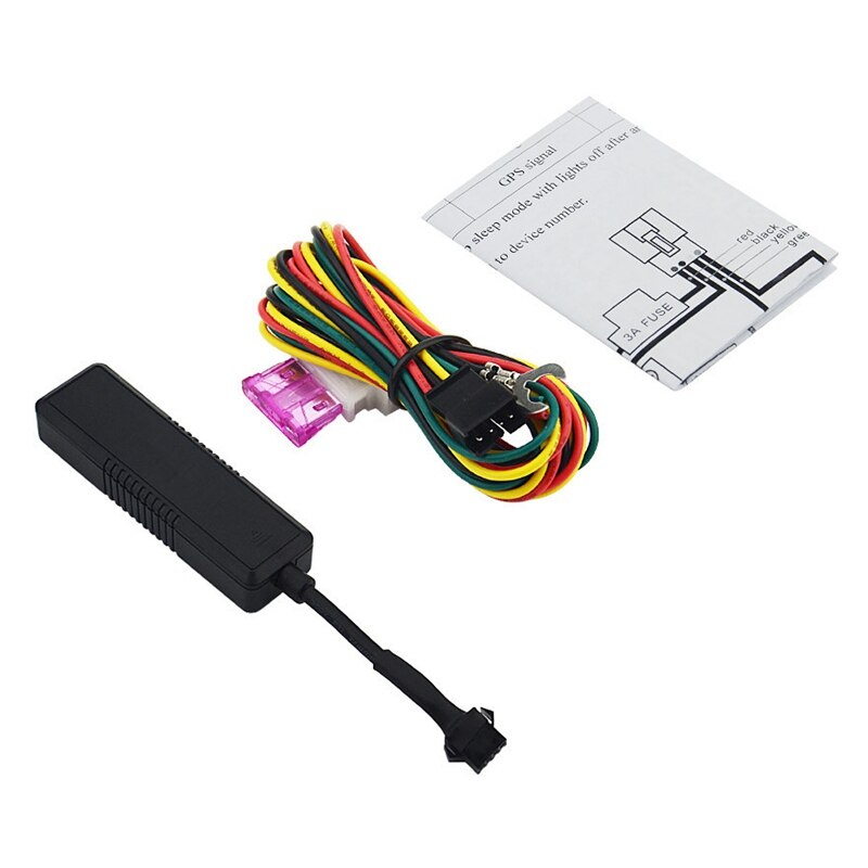 Gps trackers gsm voertuigvolgsysteem gps locator eenvoudig auto elektronisch overtoerenalarm voor auto en motorfiets: Default Title