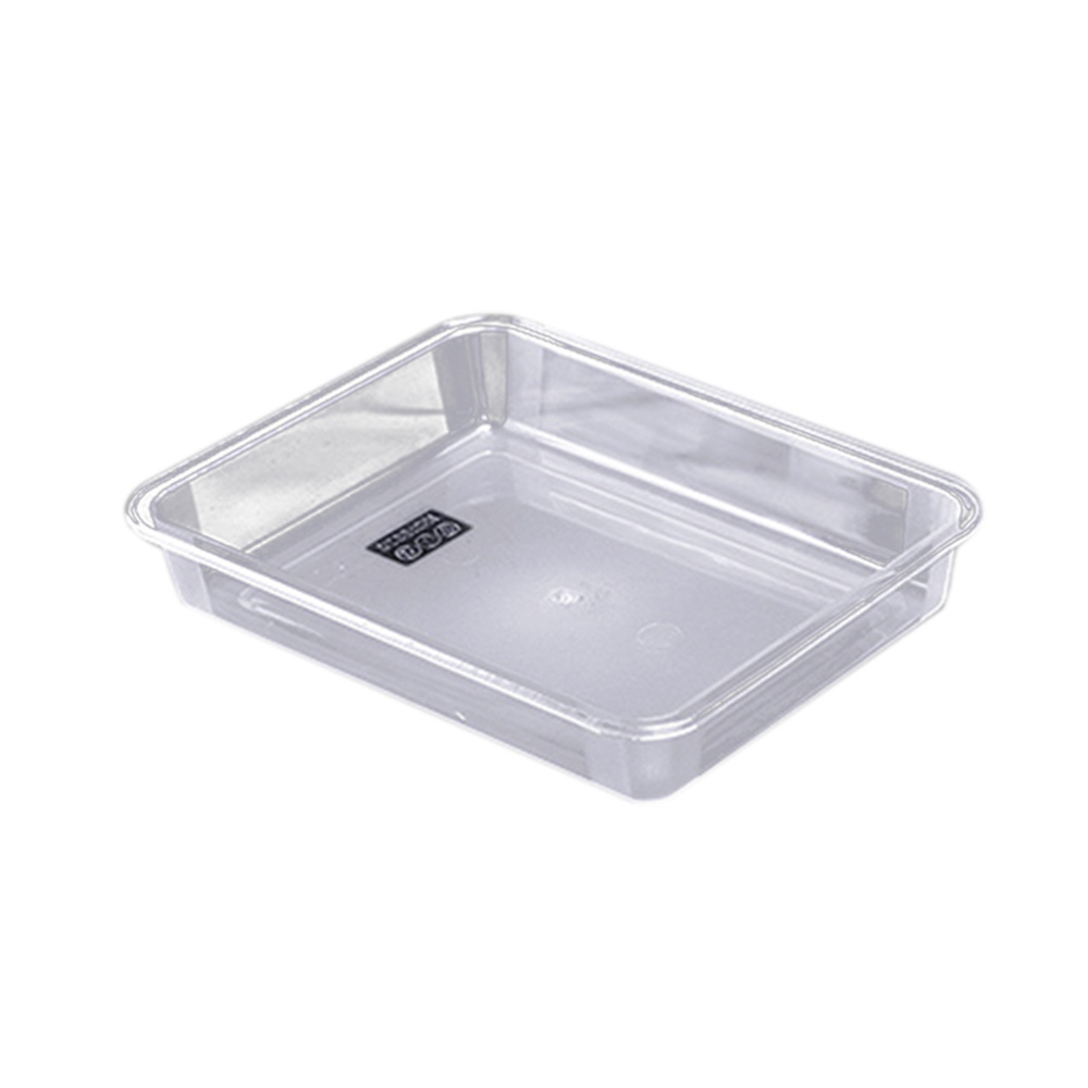 Trays Acrylic Transparent Rectangular Heavyweight Serving Party Platter Food Tray: Picture (Mx1)
