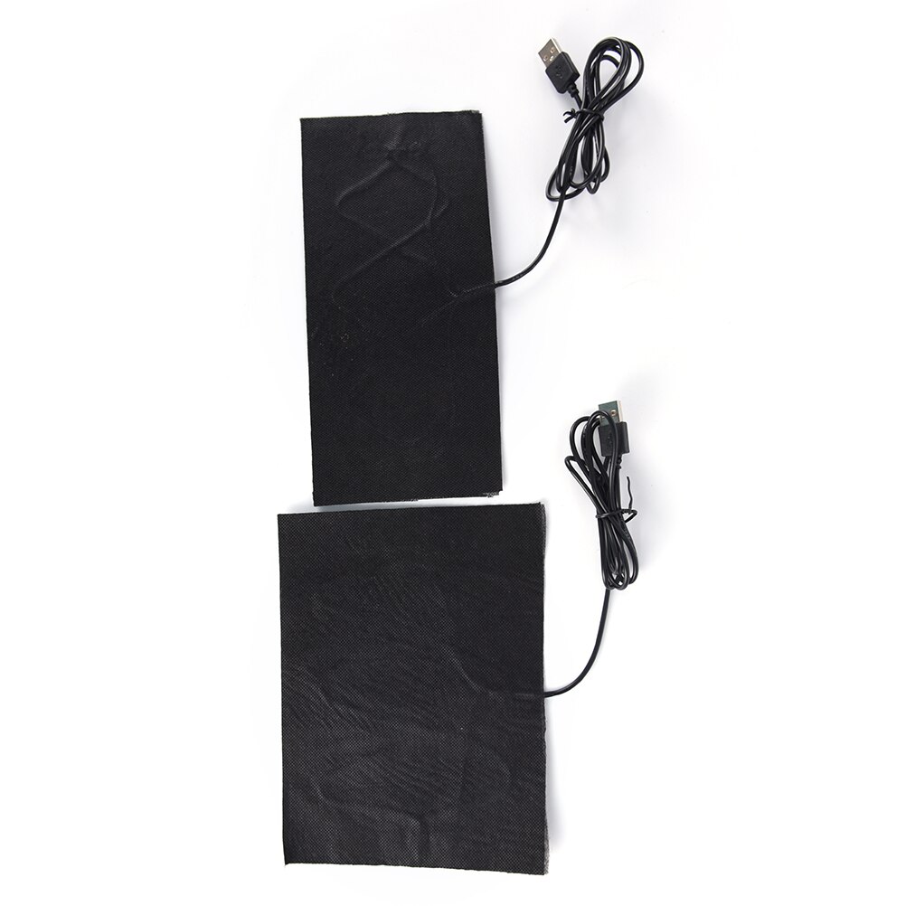 1pc Carbon Fiber Heating Pad Hand Warmer USB Electric Winter Infrared Fever Heat Pet Mat Heated Clothing Cushion 60-70 degrees