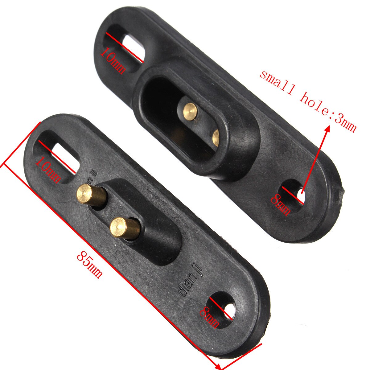 2pcs/set Black Sliding Door Contact Switch For Van Central Locking Systems Car Alarm