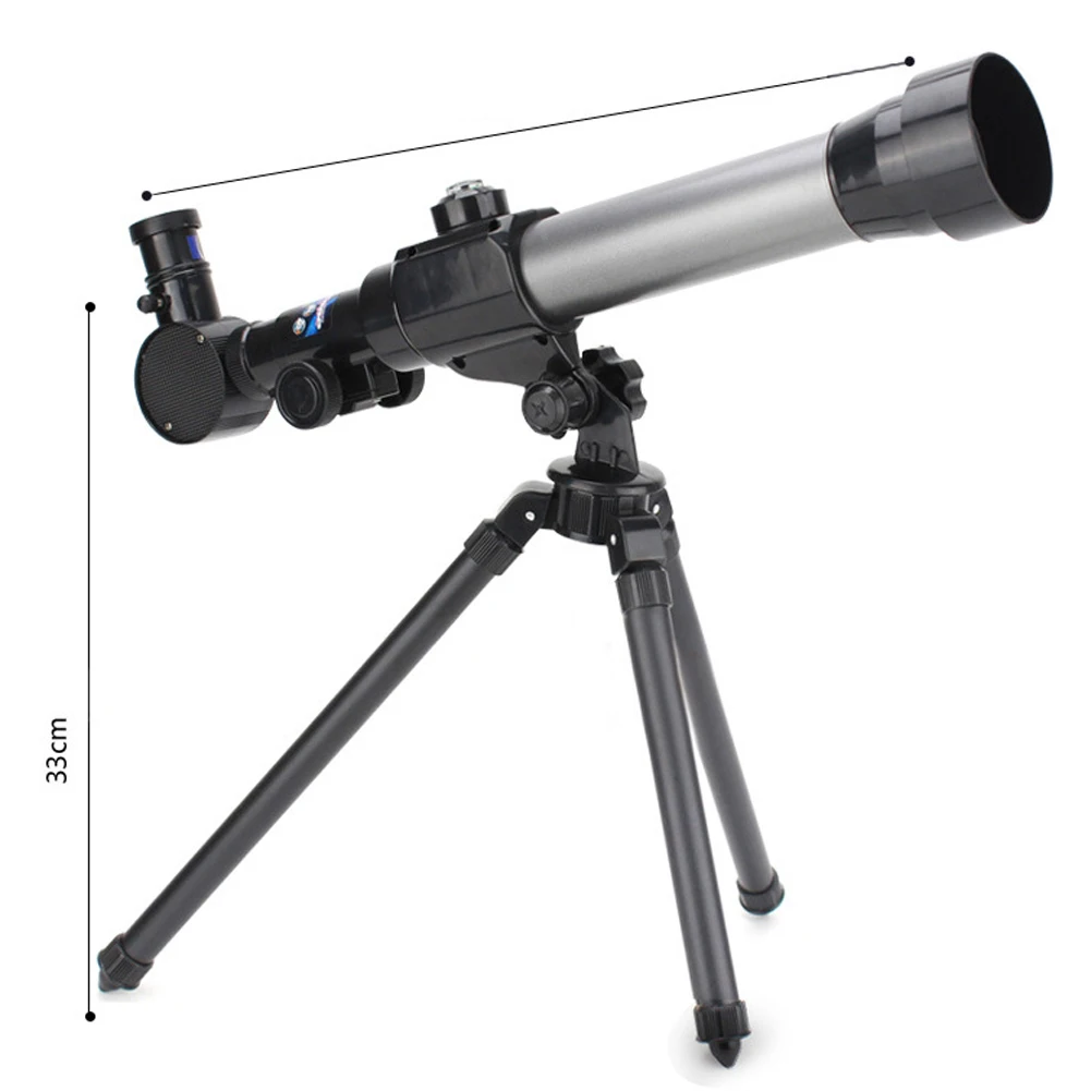 Hd-teleskop astronomiskt teleskop hög förstoring monokulär barn vetenskapligt experiment kikare undervisning: Grön