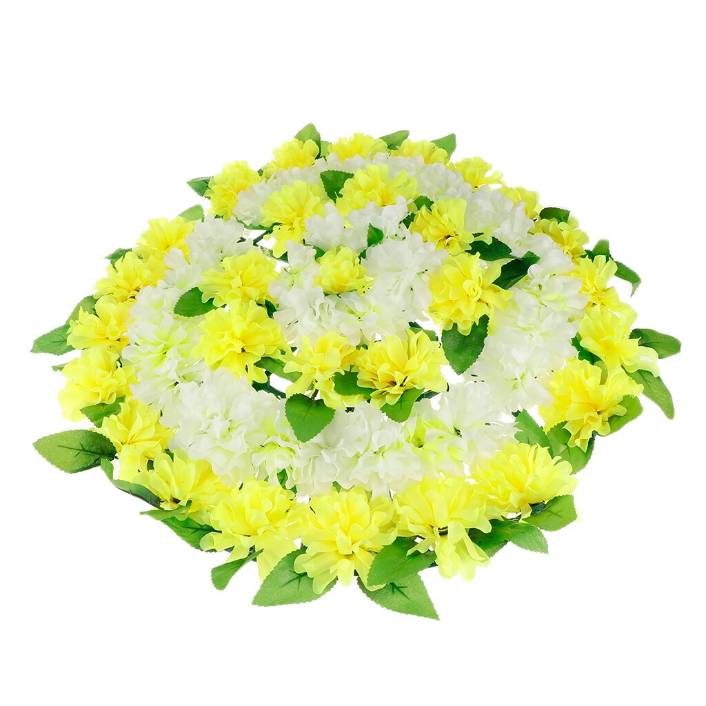 Artificial Wreath Chrysanthemum Funeral Headstone Cemetery Arrangements Memorial Grave Flower