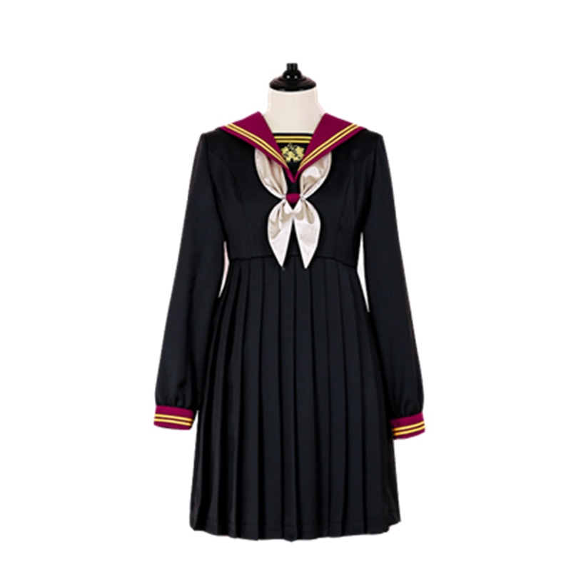 Japanese School Uniform Class Girl Maid Sailor Navy style Cosplay clothes Escolar Japones Costume Dolly Skirt Full dress