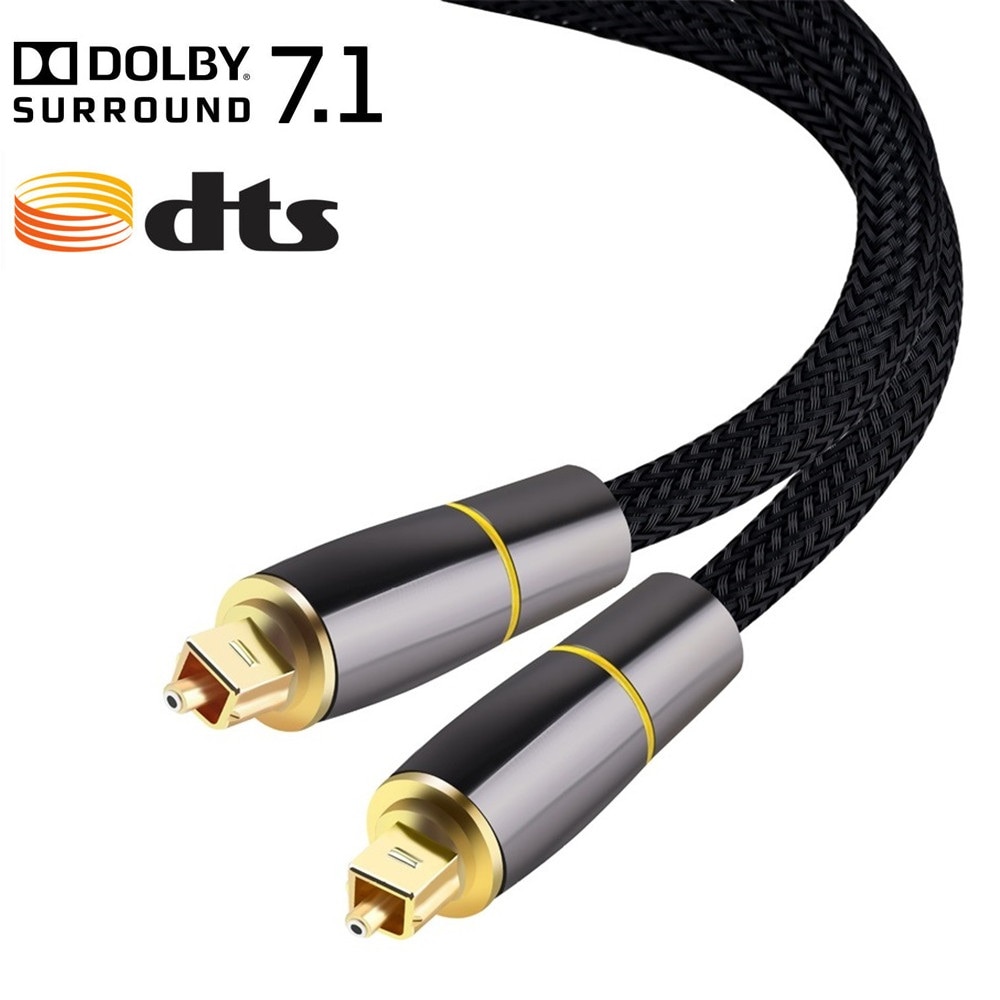 Digitale Optische Audio Kabel Toslink 5.1 Spdif Voor Dvd Xbox 360 Blu-ray Cd Luidsprekerkabel Soundbar Draad 1 M 1.5 M 2 M 3 M 5 M 10 M