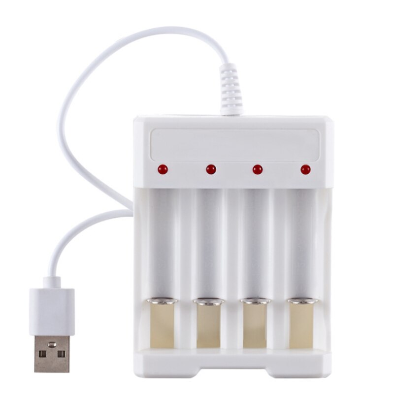 Usb-ladegerät mit 3 steckplätzen, /4 steckplätze für aa/aaa-akkus, unabhängiges dc-ladegerät für lithium-akkus, universeller usb-geräteladeadapter