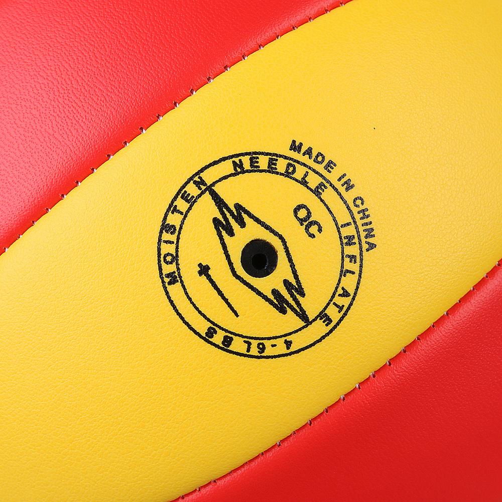 YANYODO Official Size 5 Volleyball, Soft Indoor Outdoor Volleyball for Game Gym Training Beach Play, Yellow White Red