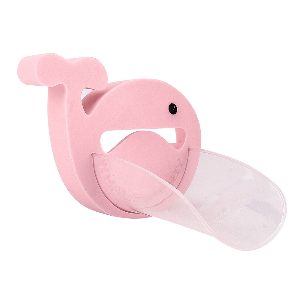 Cartoon extensor torneira de poupança água ajuda crianças lavar mãos banheiro extensor agradável presente para crianças dropshipping: Pink