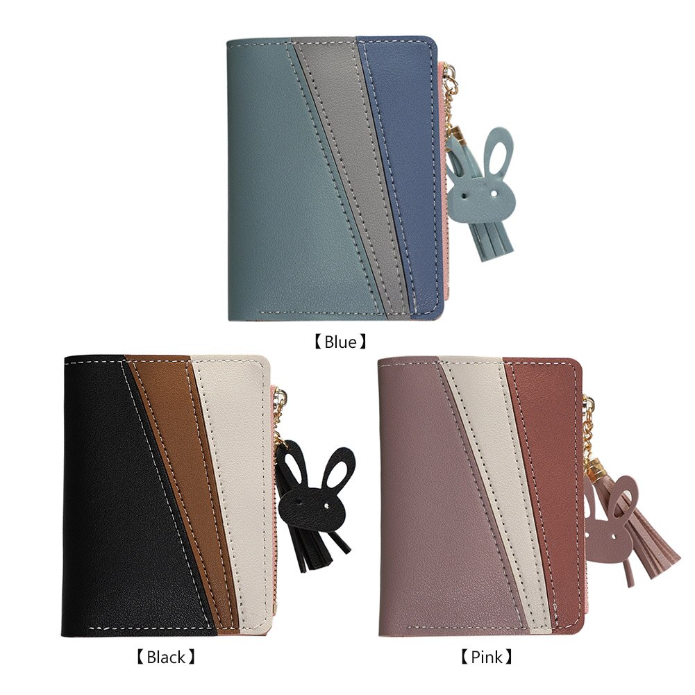 Modieuze Armband Sleutelhanger Kaart Tas Lederen Kwastje Portemonnee Vrouwen Pu Lederen Hit Kleur Voor Vrouwen Trend