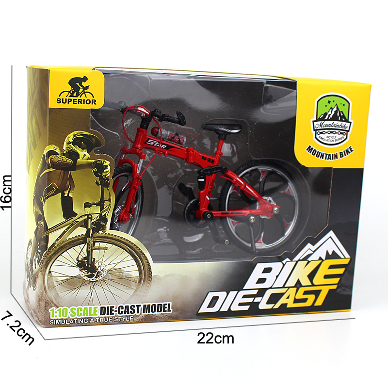 1:10 Bilancia Diecast In Metallo del Modello Della Bicicletta Città Piegato Bicicletta Della Bici Della Strada Per La Raccolta del Giocattolo