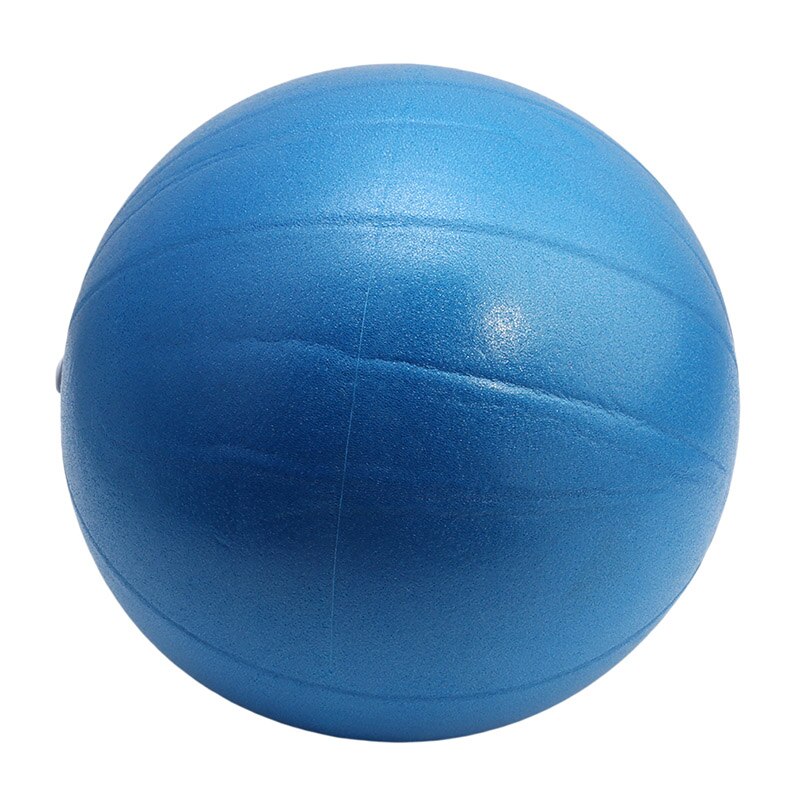 25cm yoga ball trening gymnastikk fitness pilates ballbalanse trening gym fitness yoga kjerne ball innendørs trening yoga ball: Blå