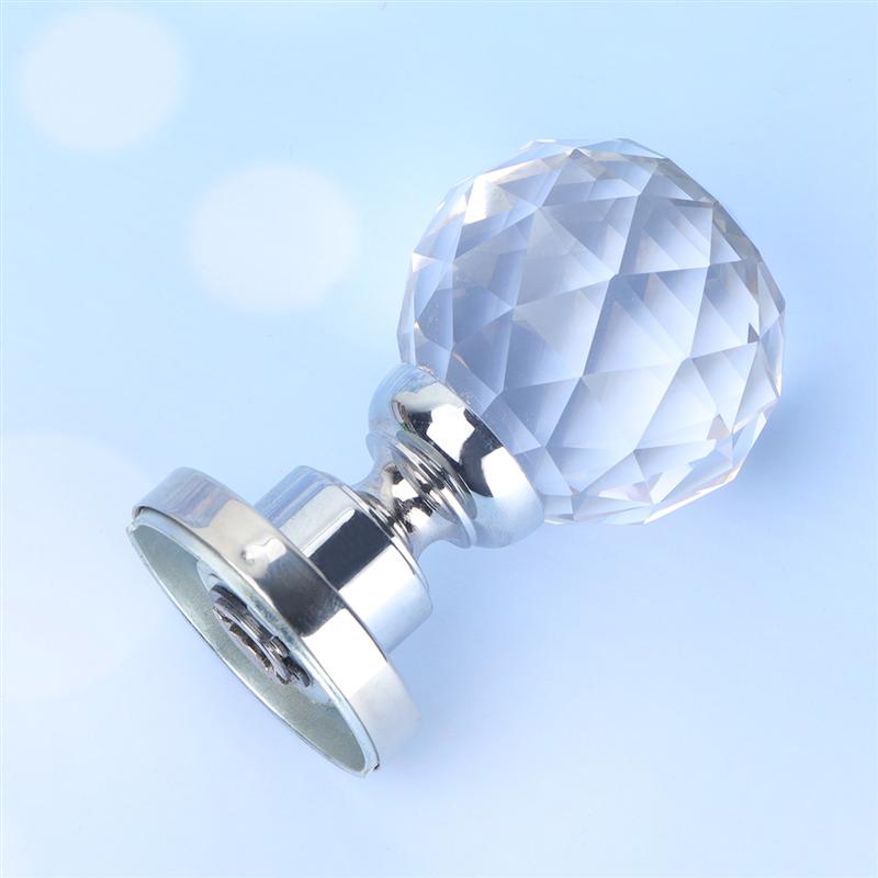 1Pc 50Mm Chinese Stijl Knoppen Badkamer Glas Handvat Ronde Minimalistische Hand Grip Moderne Handvat Voor Badkamer Deur Thuis