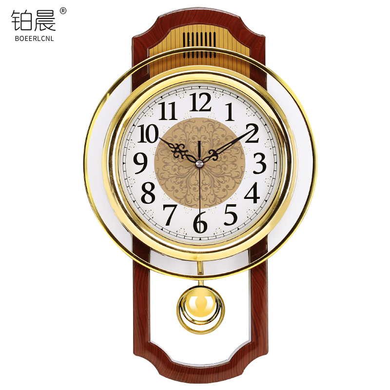 Gold Vintage Wall Clock Luxury Swing Clock Wall Watch Mechanism Living Room Modern Digital Wall Clock Clocks Swingable Europe: Style 3