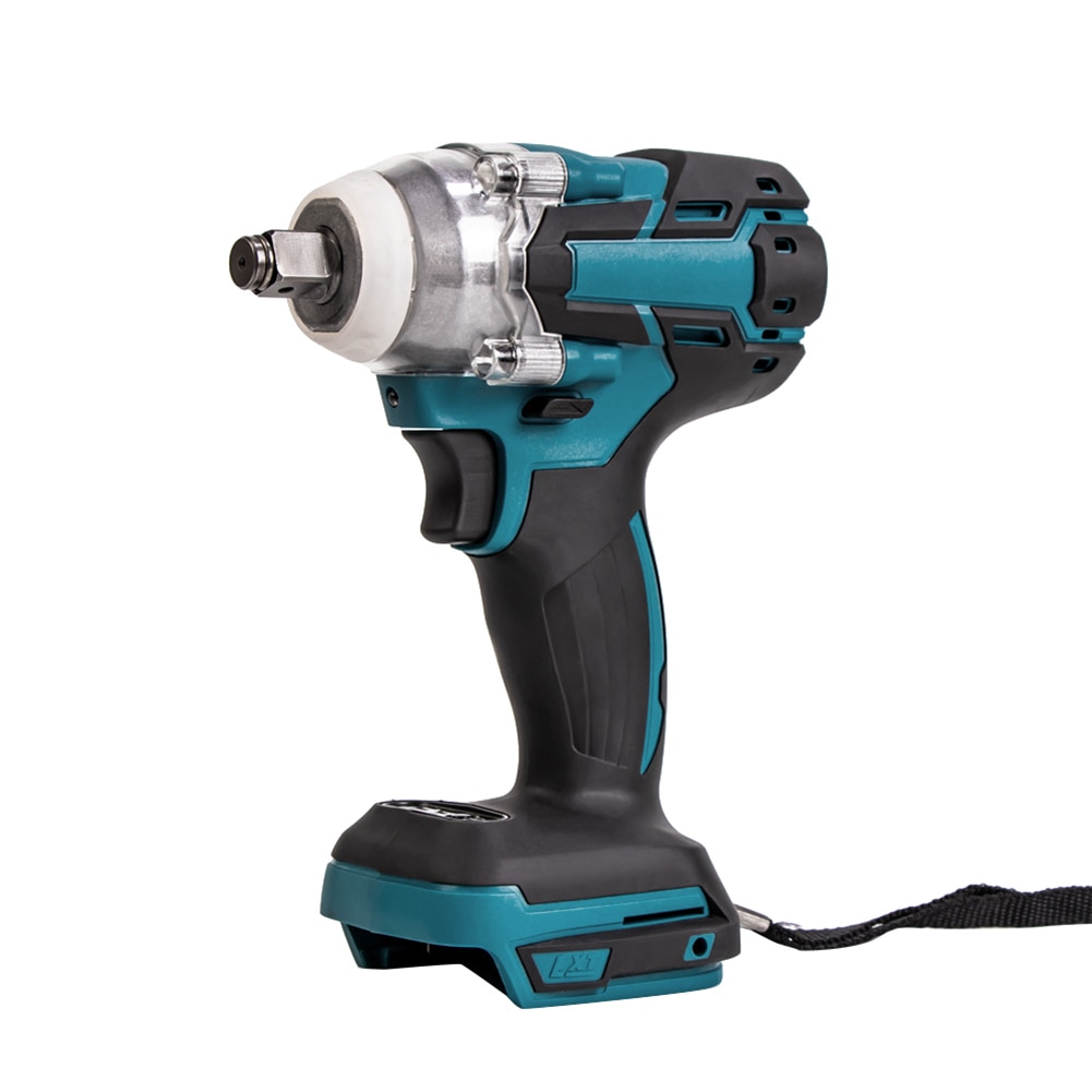 Borstelloze Elektrische Slagmoersleutel Oplaadbare 1/2 Inch Wrench Power Toolsrattle Moer Elektrische Hoge Koppel Voor Makita 18V Batterij
