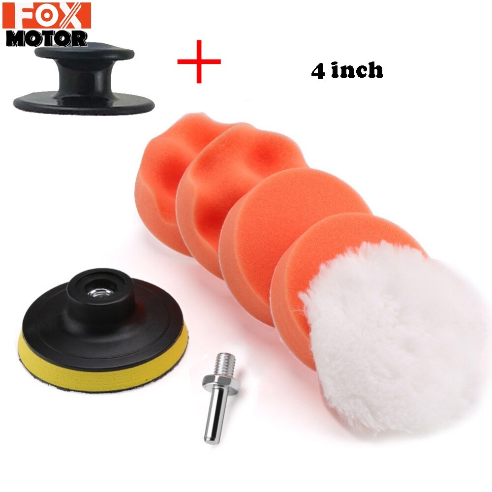 100mm Car Polisher Scratch Repair Auto Manual Polishing Clean Waxing Tool Paint correction kit car detailing Scrath Repair: Colorless