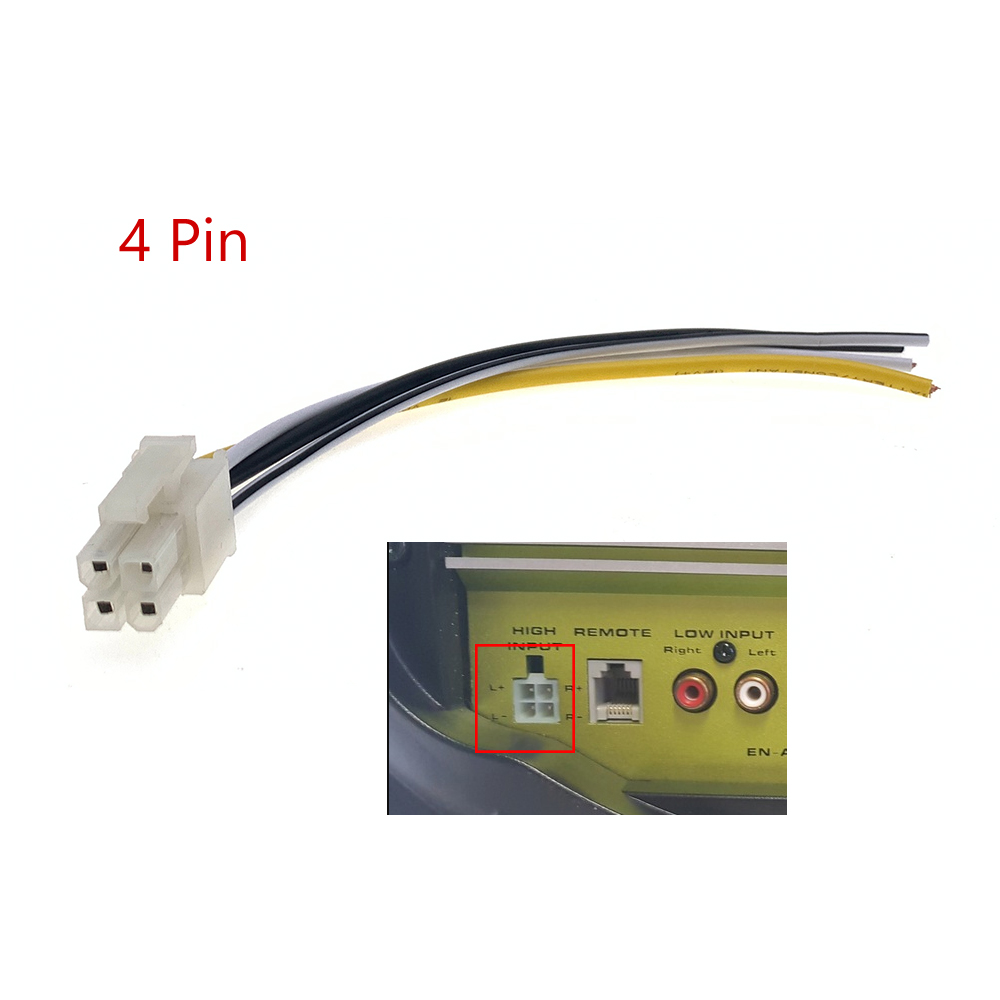 4 6 Pin Car Radio Wire Harness Power Cable For FUSION EN-AT1100 EN-AT1120 EN-AB1120 AB2120 For Alpine NVE-M300P PXA-H600 H510: black