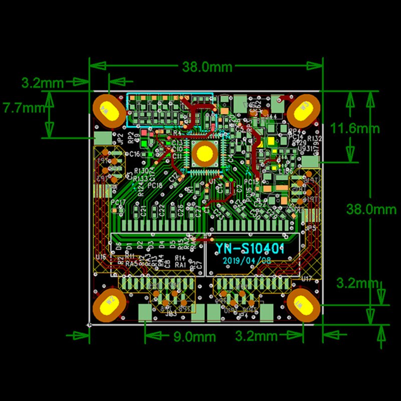 Mini PBCswitch modulo PBC OEM modulo mini size3Ports switch di Rete Pcb Bordo di mini modulo switch ethernet 10/100Mbps OEM/ODM