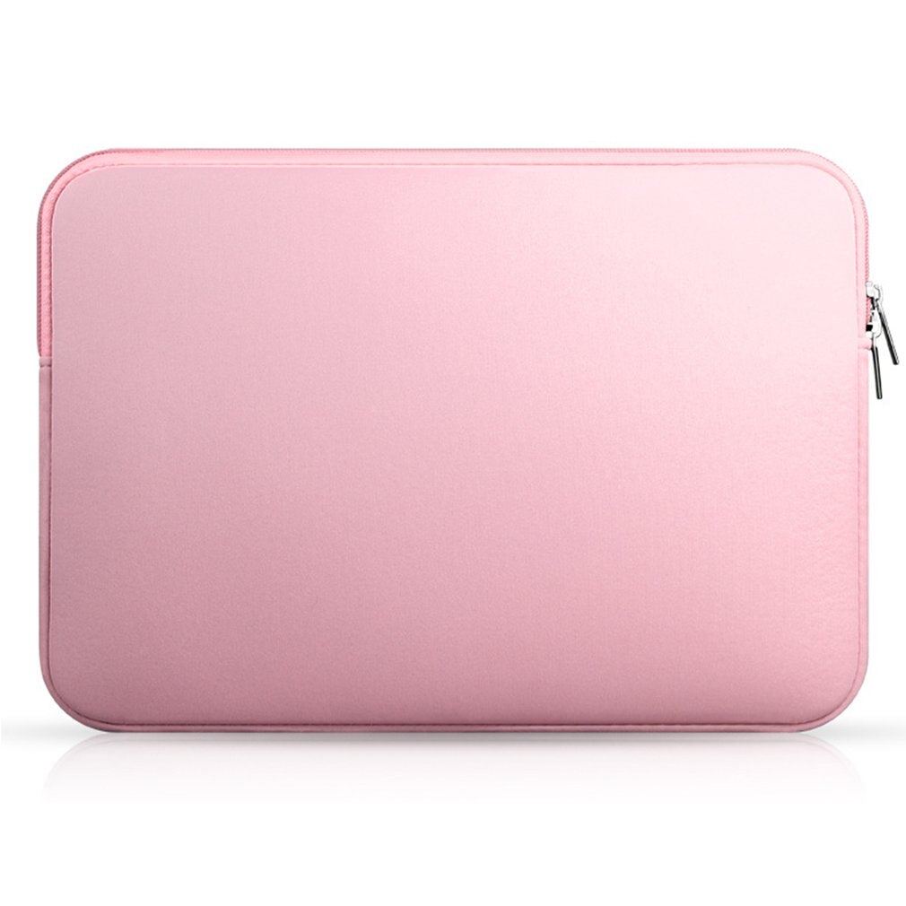 Novo Notebook Laptop Sleeve Case Bag Bolsa Capa Para MacBook Air/Pro 11''13''14''15'Protective Saco Para Notebook: 14 inch Pink