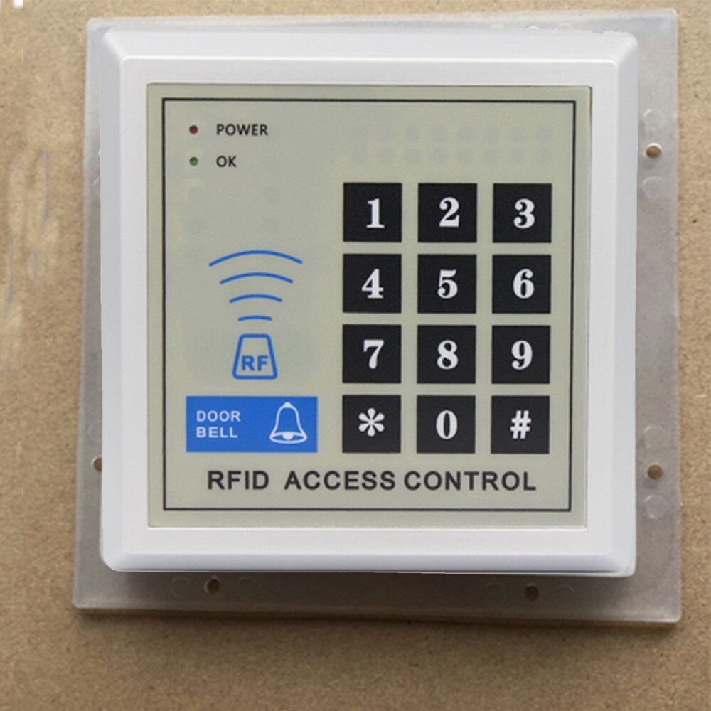 2000 user MF 13.56Mhz IC Access Control System Device Machine IC Card Security Proximity Entry Door Lock: x1 and ABS Conver