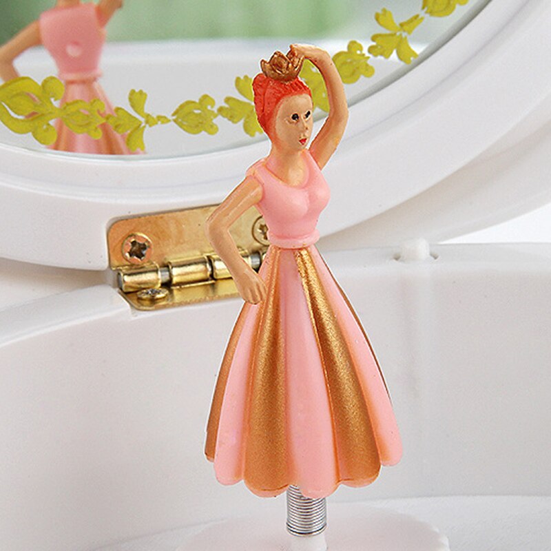 Girls Musical Jewelry Boxes Ballerina Rotating Music Box Gramophone Toys for Children Kids Birthday