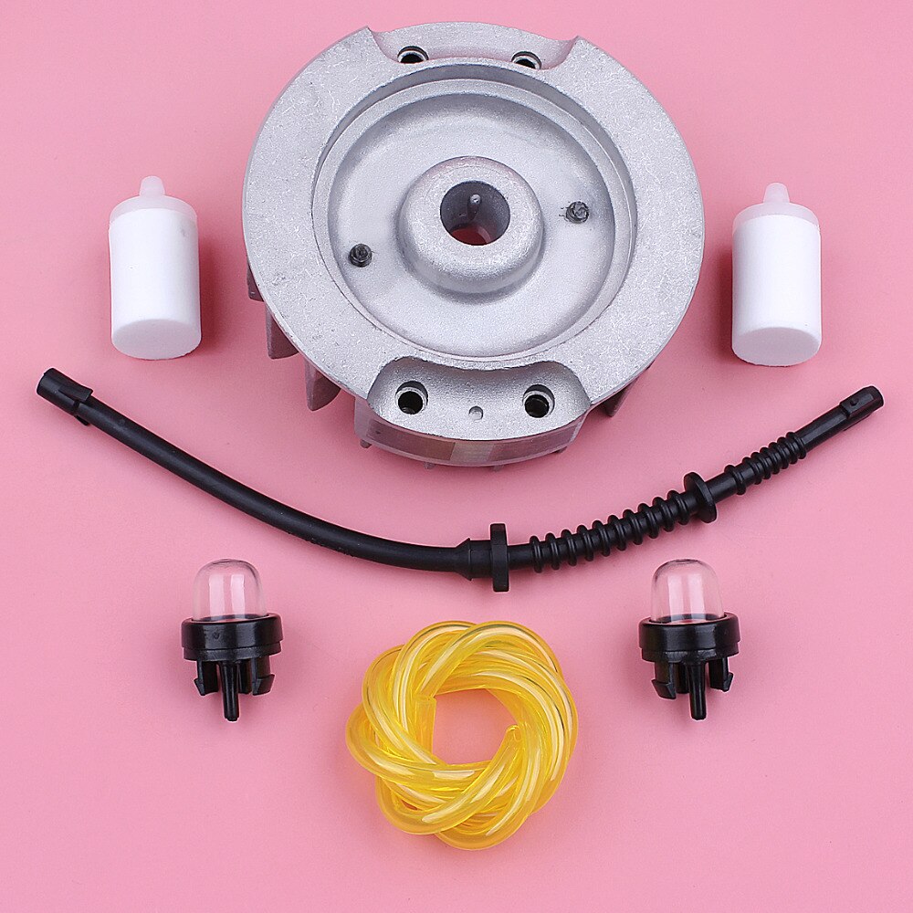 Carburetor 2 Sizes Fuel Line And 2pcs Replace Fuel Filter For Lawn Mower Chainsa